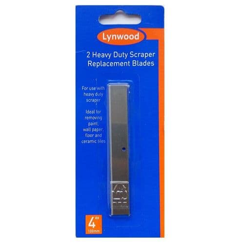 Pack of 2 Spare Blades for Lynwood Heavy Duty 4" Scraper