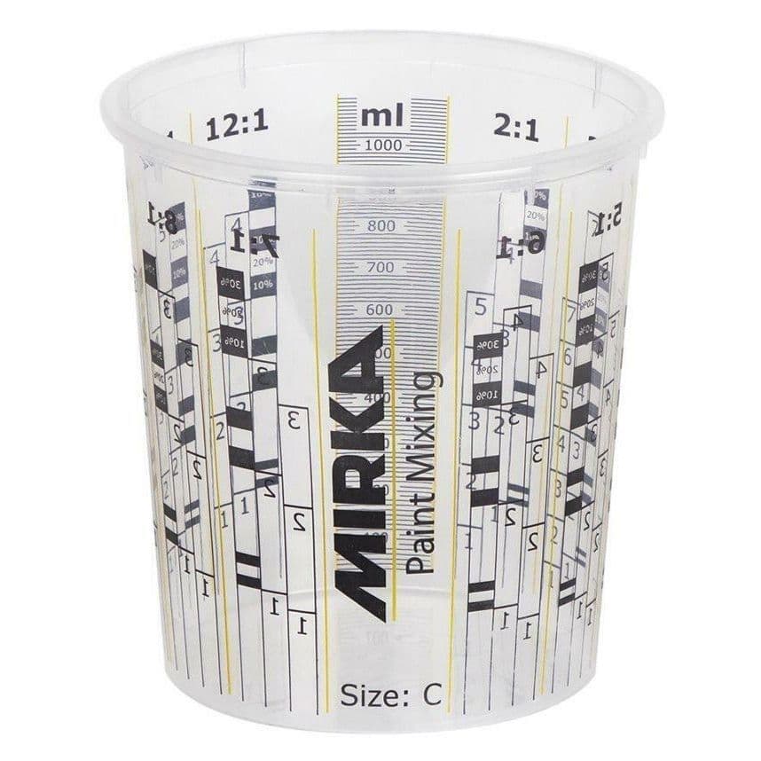 Printed Paint / Epoxy Mixing Pot with Ratios