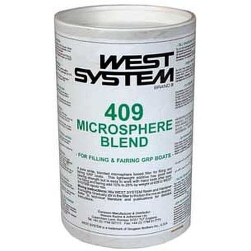 West System 409 Microsphere Blend for Filling and Fairing GRP Boats 100g