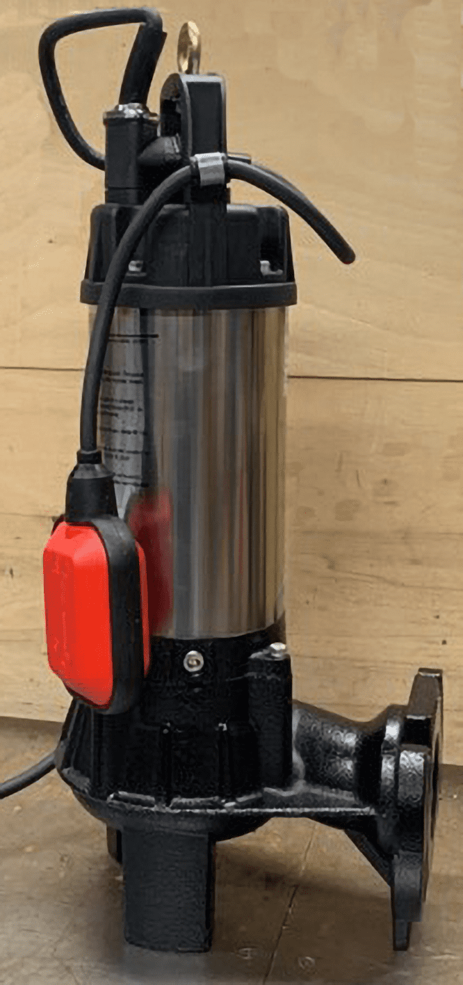 Hippo 50 Heavy duty sewage submersible pump Horizontal Outlet 7m