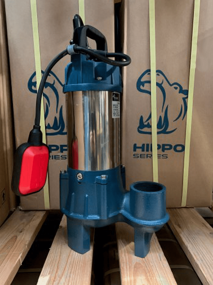 Hippo 50 Heavy duty sewage submersible pump Vertical 7m lift