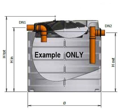 JTG PRO60 GREASE and SILT TRAP - 1250 LITRES CAPACITY (FOR UP TO 2200 MEALS PER DAY)