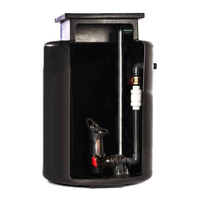 JTSingle Macerator 1250L (Guide Rail) Single Sewage Pumping Station 2 inch