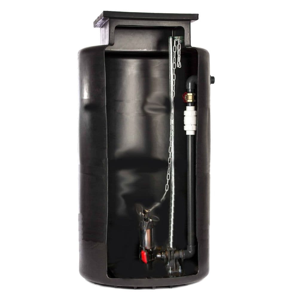 JTSingle Macerator 1700L Guide Rail Sewage Pumping Station 2 inch