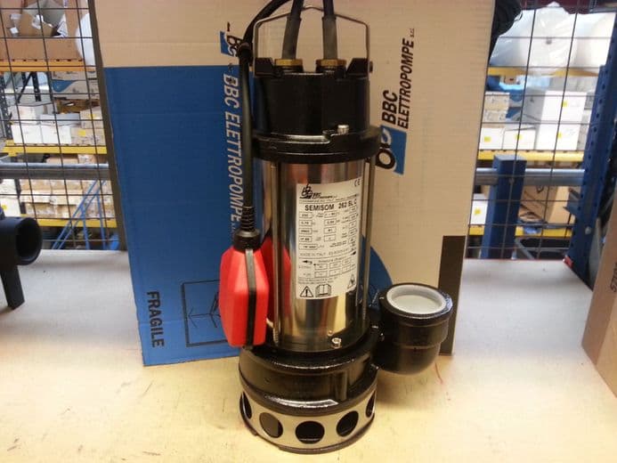 Semisom 262SL grey water pump up to 10m lift 32mm Solids