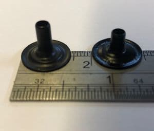 Eyelet (standard and long shank)  MOD (black)