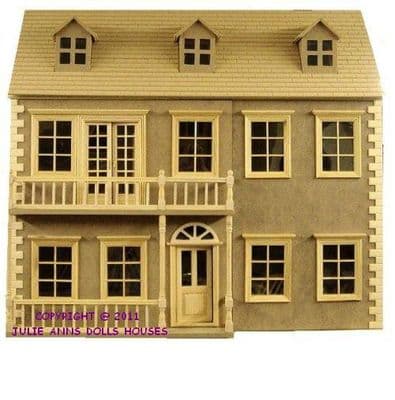 Glenside grange dolls house, unpainted