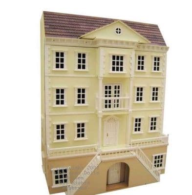 Mayfair dolls house & Basement, Exterior Painted