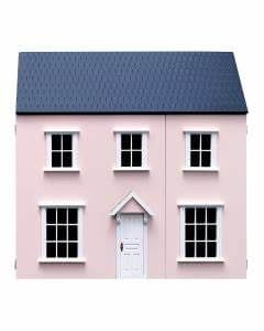 Vellow Cottage Dolls House, in pink