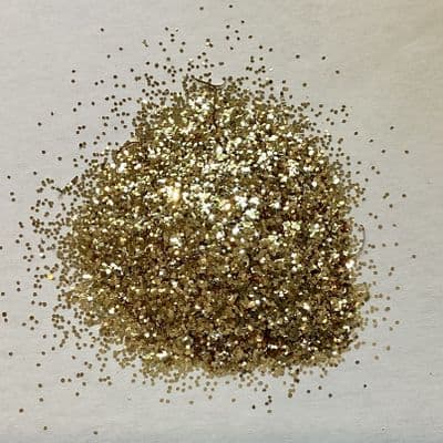 100g gold .015” flakes glitter