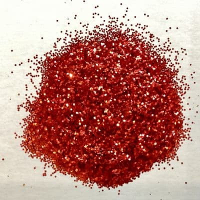 100g red .015” flakes glitter