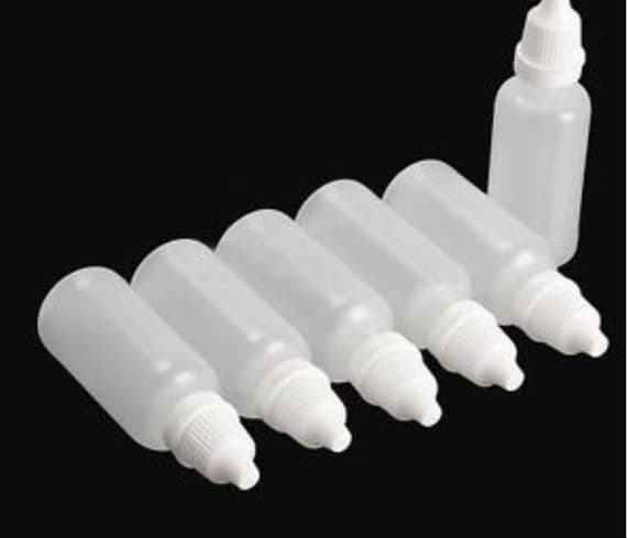 20 x 10ml EMPTY SQUEEZE PUFFER BOTTLES