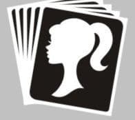 5 x Barbie stencils