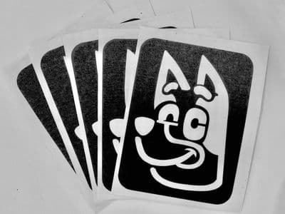 5 x Bluey stencils