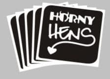 5 x horny hens (hen party) stencils