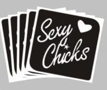 5 x sexy chics stencils