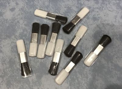 5 x small glitter tattoo brushes