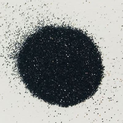 Black fine cosmetic grade glitter