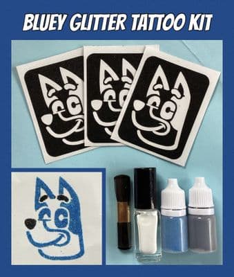 Bluey  glitter tattoo kit