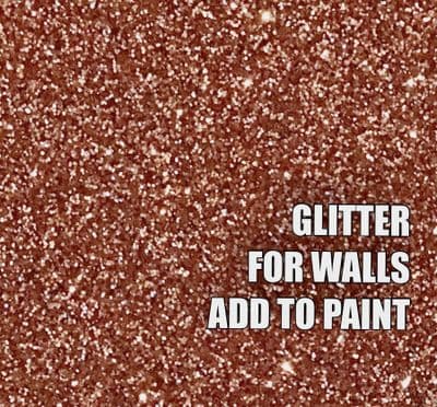 FINE DUSKY ROSE PINK GLITTER ADDITIVE FOR WALLS - ADD TO PAINT - 100g