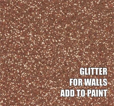 FINE ROSE GOLD GLITTER ADDITIVE FOR WALLS - ADD TO PAINT - 100g