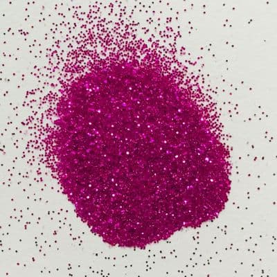 Fuchsia pink fine cosmetic grade glitter