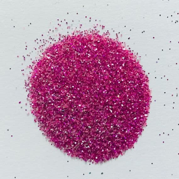 Holographic laser pink fine cosmetic grade glitter