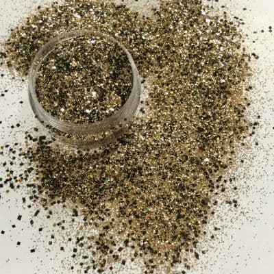 Leopard chunky festival glitter mix -10g pot