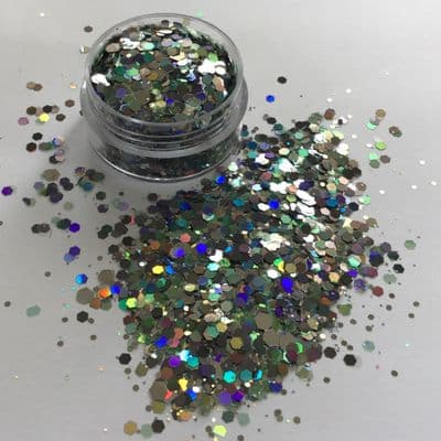 Mermaid scales chunky festival glitter mix -10g pot