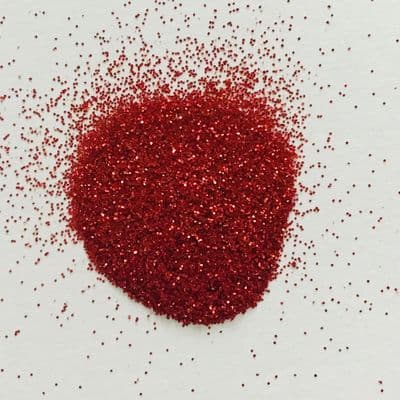 Red fine cosmetic grade glitter