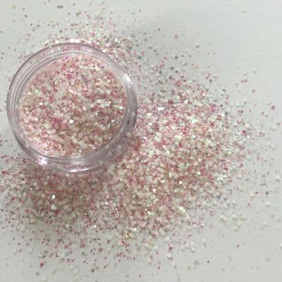 Unicorn tears pink chunky festival glitter mix -10g pot