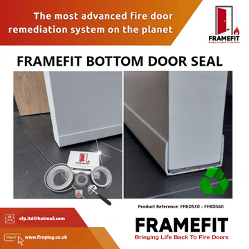 FrameFit Bottom Door Seal Based on Leaving a Maximum 8mm Gap