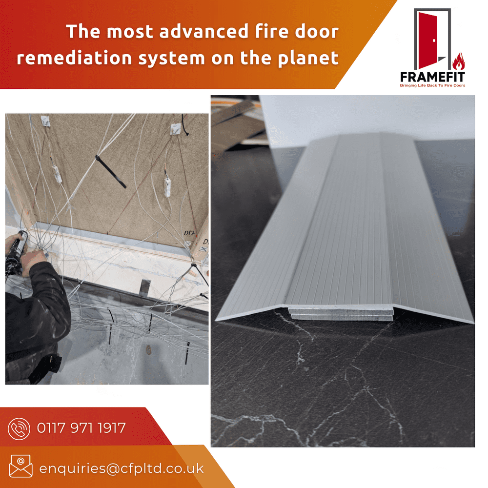 FrameFit Fire Rated Threshold Seal Designed For Uneven Floors