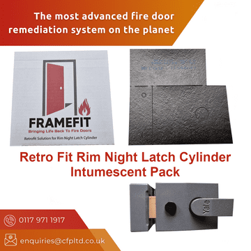 FrameFit Night Latch Cylinder Intumescent Pack - FD30/30 Minute Fire Doors