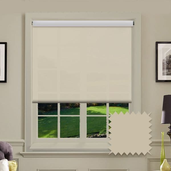 Beige Roller Blind - Splash Beige Just Blinds