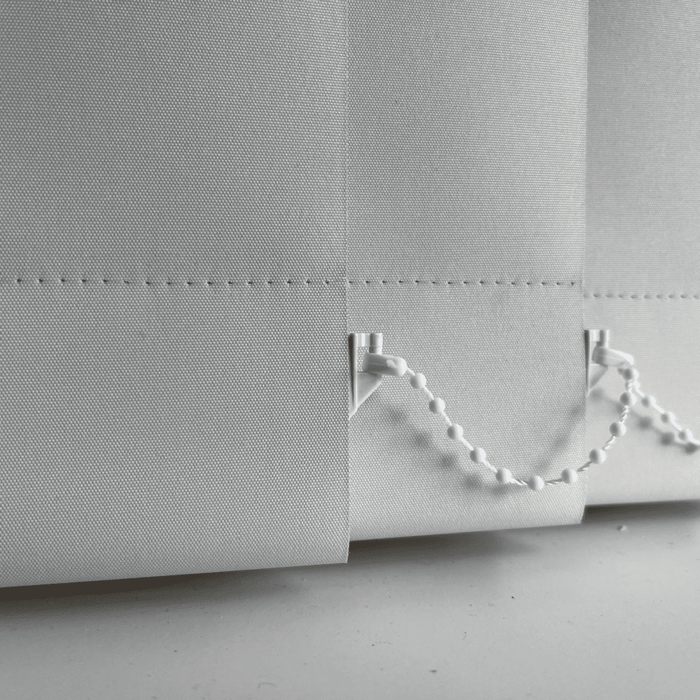 Lowest Price Cream Replacement Blackout Vertical Blind Slats Como Just Blinds