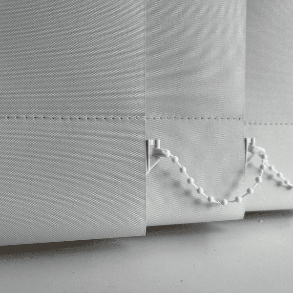 Blackout Cream Replacement Vertical Blind Slats Como Tranquil Just Blinds