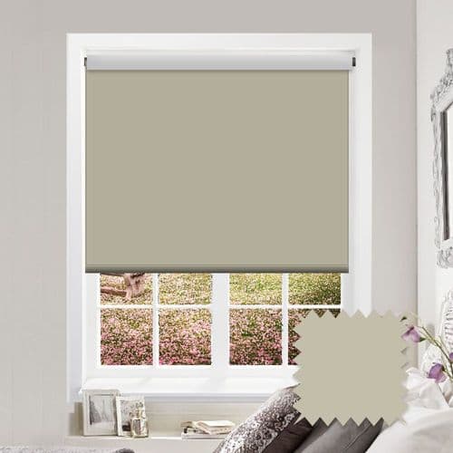 Blackout Cream Roller Blind - Bermuda Cream