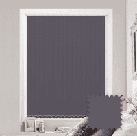 Blackout Dark Grey Replacement Vertical Blind Slats Como Impact Just Blinds