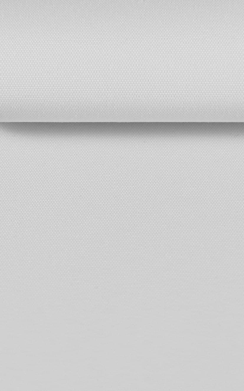 Blackout vertical blind slats in Bermuda Naro White 5" Plain Just Blinds