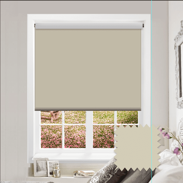 Cream Roller Blind - Bahamas Creamy Cream Just Blinds