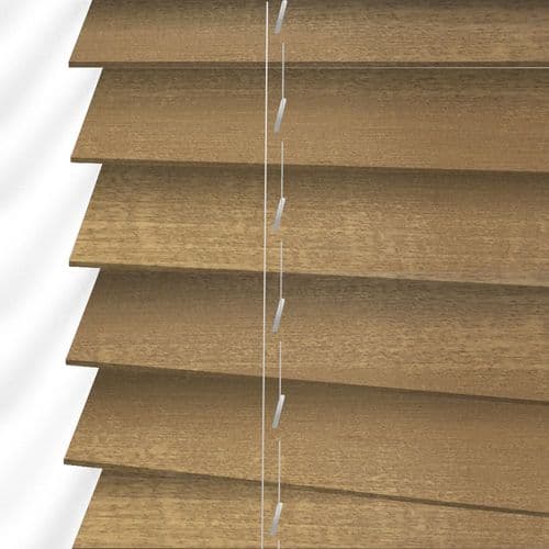 Forestwood 50mm Real Wood Venetian blinds Made to Measure in Traditional Oak