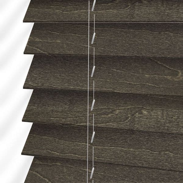 Forestwood 50mm Real Wood Venetian blinds Made to Measure in Victoria Oak Just Blinds