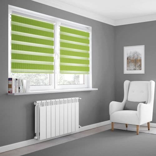 Green Day and Night Blinds Made To Measure in Forest