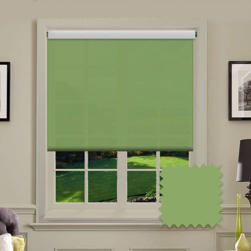 Green Roller Blind - Splash Grama