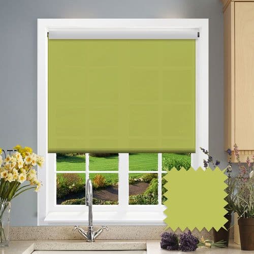 Green Roller Blind - Splash Vine