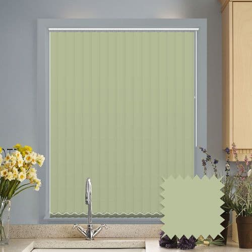 Green vertical blinds - Made to Measure vertical blind in Bahamas Dark Palm