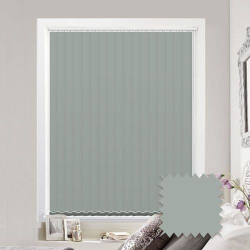 Green vertical blinds - Made to Measure vertical blind in Bahamas Pale Palm