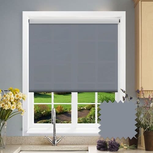 Grey Roller Blind - Splash Sonar