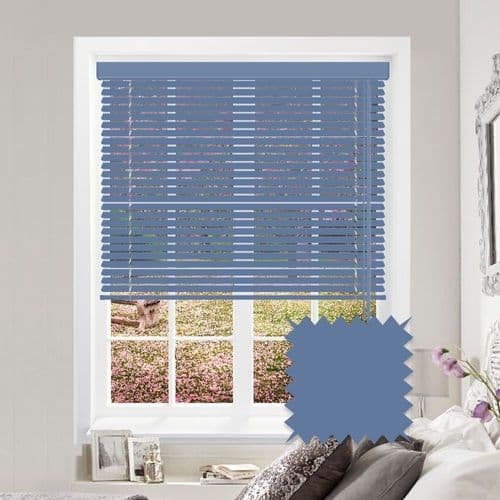 Light Blue Aluminium Venetian blind in Tropic Blue